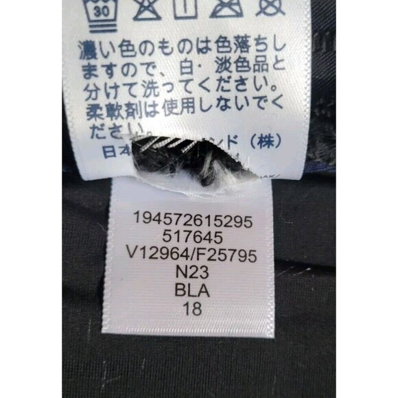 LANDS' END 5" Swim Shorts w/ Panty Black 18 XL Women's Solid Pockets S874 - Picture 6 of 6